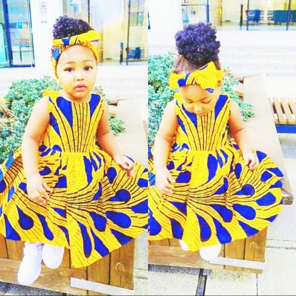 ANKARA BABY GIRL DRESS , HANDMADE PRINCESS DRESS , AFRICAN BABY GIRL DRESS , MATCHING DRESS WITH HEADBAND, AFRICAN PRINT