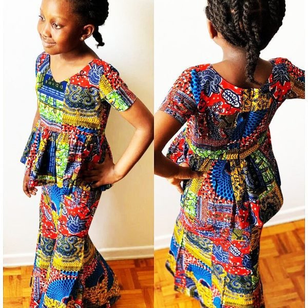 AFRICAN PRINT GIRLS SKIRT & BLOUSE | GIRLS BIRTHDAY OUTFIT | GIRLS PARTY OUTFIT | GIRLS SPECIAL OUTFIT | GIRLS GIFT IDEAS | EID OUTFIT