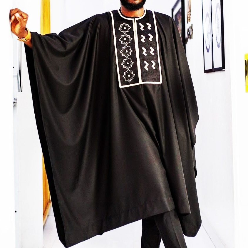 African Fabric Fashion | African Agbada For Men