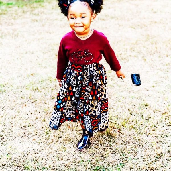 Baby Girl Ankara Skirt and Top, Girls Ankara Maxi Skirt and Top Set, African Print Clothes For Girls, Girls Maxi Skirt Set, Baby Girl