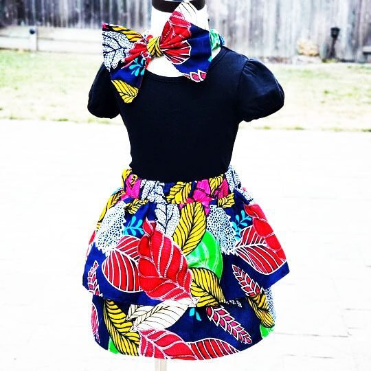 AFRICAN PRINT GIRLS SKIRT & BLOUSE | GIRLS BIRTHDAY OUTFIT | GIRLS PARTY OUTFIT | GIRLS SPECIAL OUTFIT | GIRLS GIFT IDEAS | EID OUTFIT