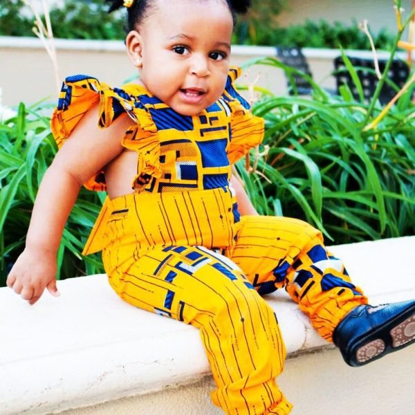 African Clothing for kids - African Clothing for Girls - Ankara Print Kids Clothing - Kids African Clothes - African Print Girls Jumpsuit