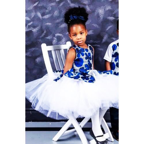 Girl Ankara matching outfits , girl African print matching outfit