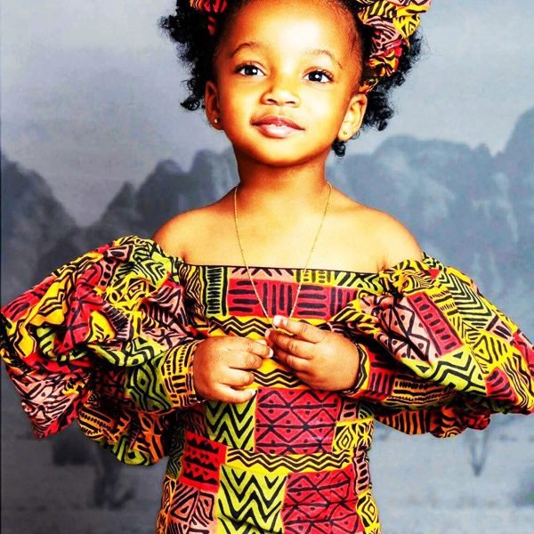 Ankara Dress for Little Girls, African Print Dresses for Girls, Birthday Dress for Girls, African Princess Dresses