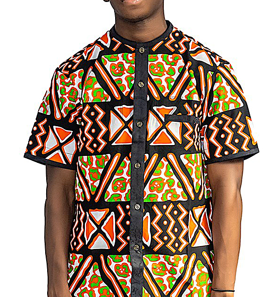 Ankara Shirt, African Men Clothing, African Men's Wear, Ankara Shirt...