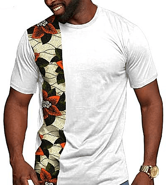 Ankara Mix T-shirt, Ankara T-shirt, T-shirt, Touch of Ankara II African Men & Women T-shirt II UNISEX TOP