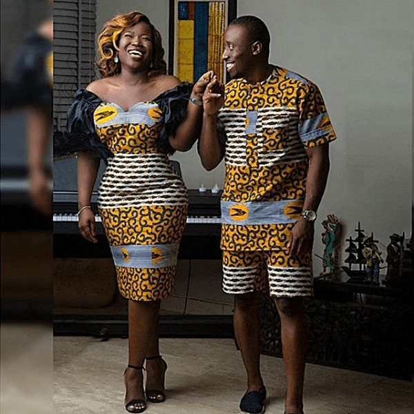 STYLISH AFRICAN COUPLE MATCHING OUTFIT, BEST TRENDING CLOTHING OF AFRICAN COUPLE , HIGH QUALITY AND SOFT AFRICAN COUPLE OUTFIT,AFRICAN YELLOW COLOUR COUPLE CLOTHING,