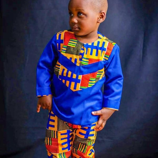 AFRICAN CHILDREN TOP AND PANT CHILDREN ANKARA PRINTS BODY SUIT| CHILDREN KENTE PRINTS DANSHIKI