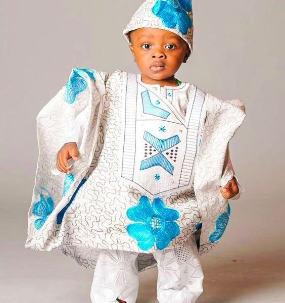 African Kids Boys Agbada Traditional Shirt 3 Piece Set, African Boys Kids Attire
