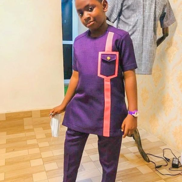 2 PIECES,AFRICAN KID'S CLOTHING, AFRICAN CLOTHING, AFRICAN WEDDING SUIT, KID'S WEAR, AFRICAN PRINTS