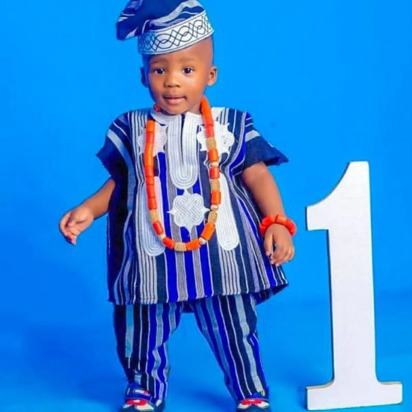 BLUE II AFRICAN WEARS FOR KIDS/DANSHIKI/ AGBADA/ SHIRT AND PANTS /AFRICAN CLOTHINGS FOR MEN/ SUMMER/AFRICAN WEDDINGS/FALL + HAT