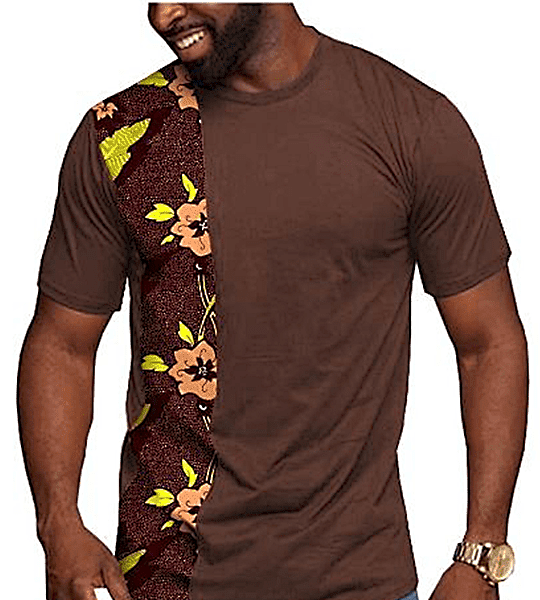 Ankara Mix T-shirt, Ankara T-shirt, T-shirt, Touch of Ankara II African Men & Women T-shirt II UNISEX TOP