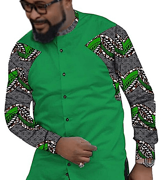 Ankara Shirt, African Men Clothing, African Men's Wear, Ankara Shirt...