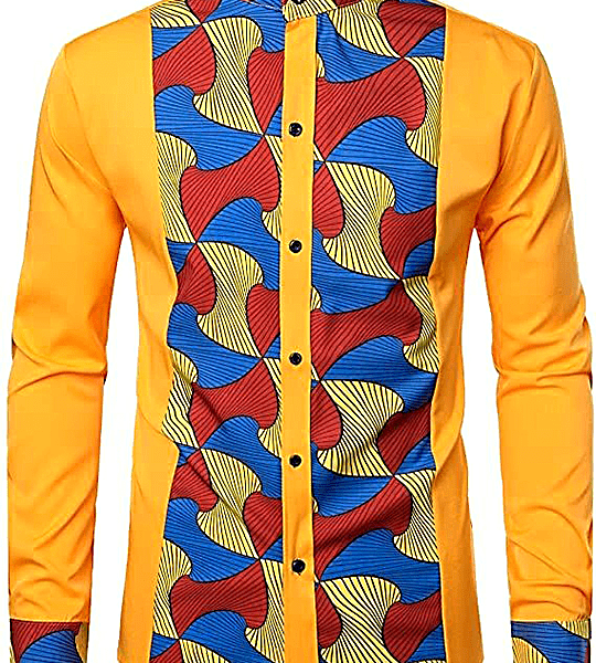 Ankara Shirt, African Men Clothing, African Men's Wear, Ankara Shirt...