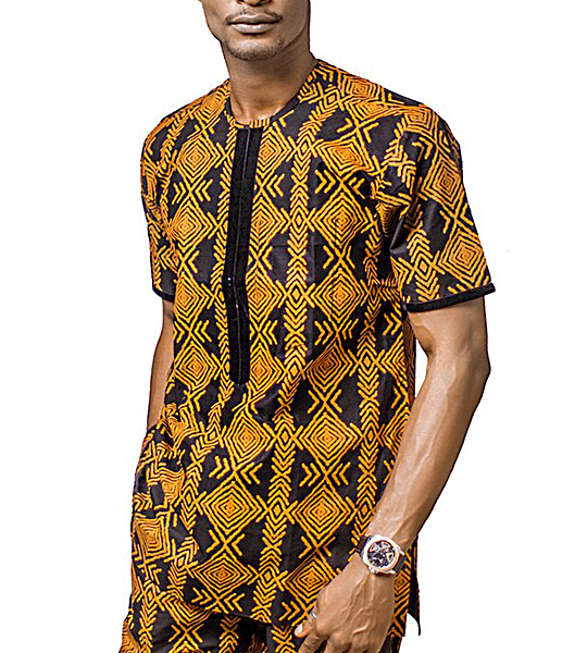 Ankara Shirt With Matching Short, African Men Clothing, African Men's Wear, Ankara Shirt...