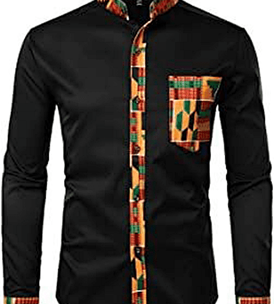 Ankara Shirt, African Men Clothing, African Men's Wear, Ankara Shirt...