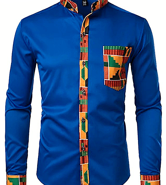 Ankara Shirt, African Men Clothing, African Men's Wear, Ankara Shirt...