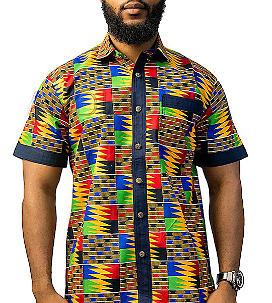 Ankara Shirt, African Men Clothing, African Men's Wear, Ankara Shirt...