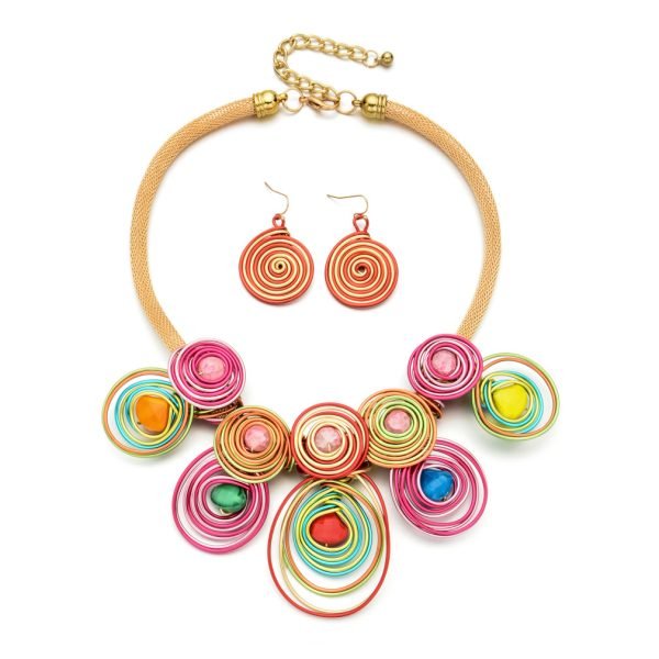 African Collar Necklace Tribal Customs Wearing Jewelry Festival Exaggerated Style