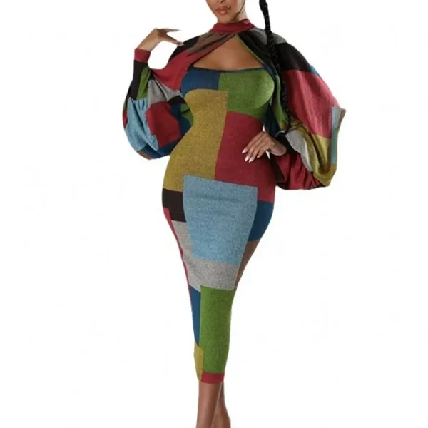 African Dresses For Women Elegant Polyester  New Muslim Fashion Abayas Dashiki Robe Kaftan Midi Dress Turkish Africa