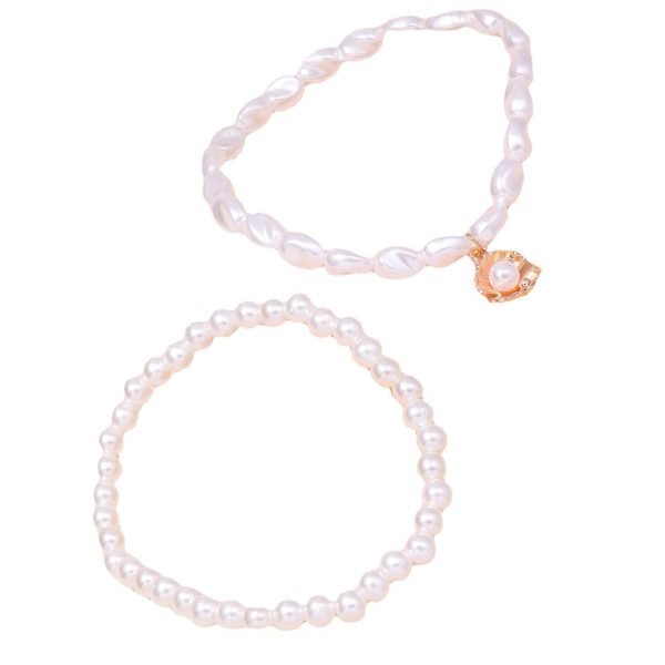 Pearl jewelry shell pendant anklet
