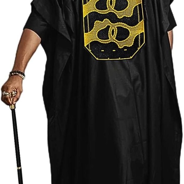 TIDOIRSA Dashiki for Men,Embroidery African Mens Clothing Dashiki Shirts and Pants Outfits 3 Pieces Set