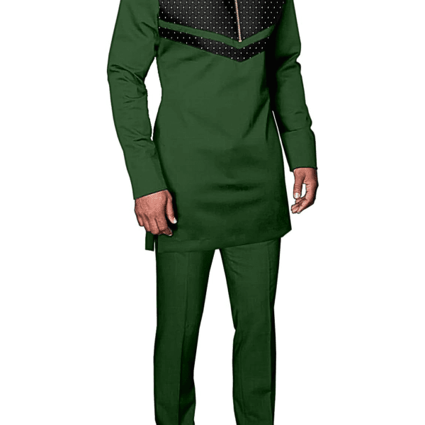 African Suits for Men Casual Two Piece Sets Tradition Tribal Outfits Dashiki Wedding Attire Clothing